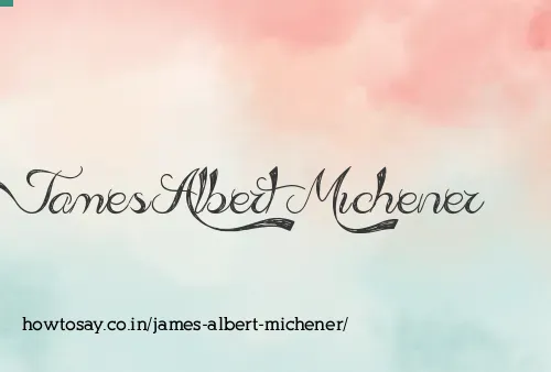 James Albert Michener
