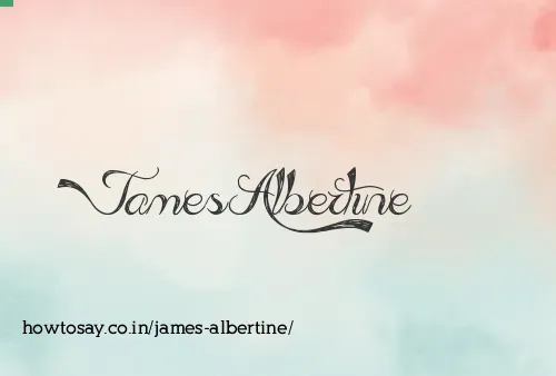 James Albertine