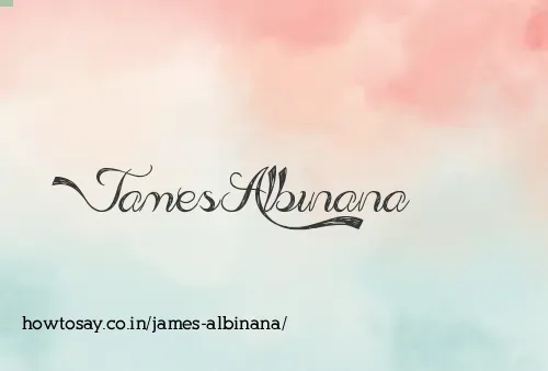 James Albinana