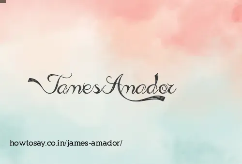 James Amador