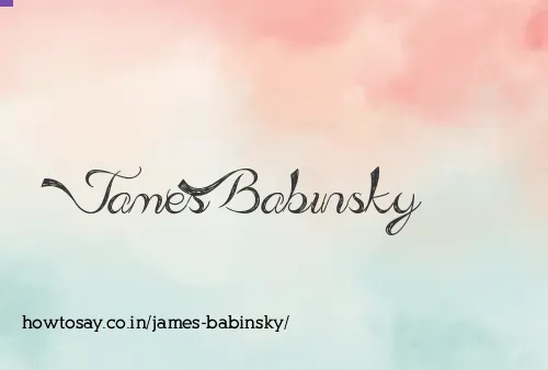 James Babinsky