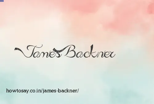 James Backner