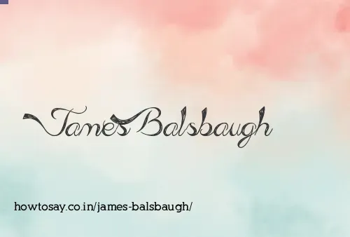James Balsbaugh