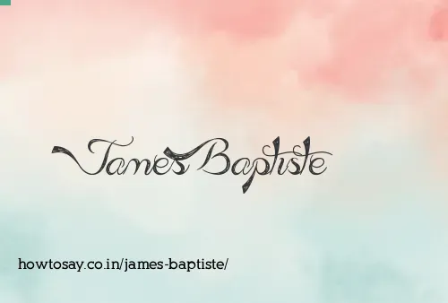 James Baptiste
