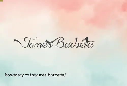 James Barbetta