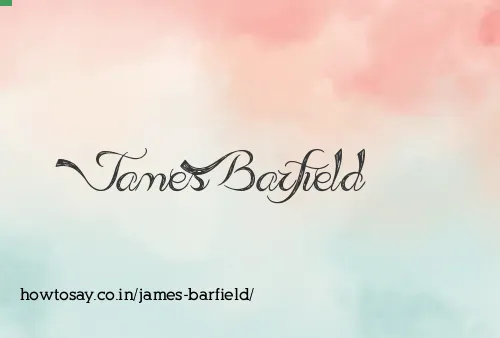James Barfield