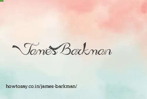 James Barkman