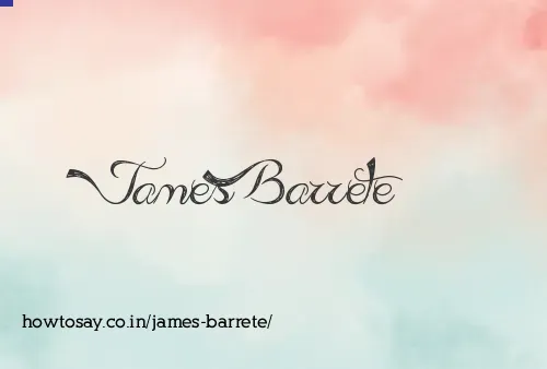 James Barrete