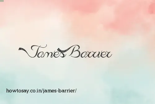 James Barrier