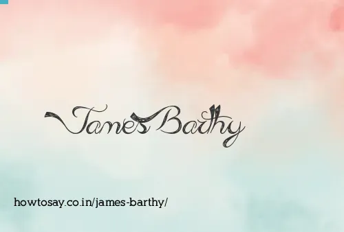 James Barthy