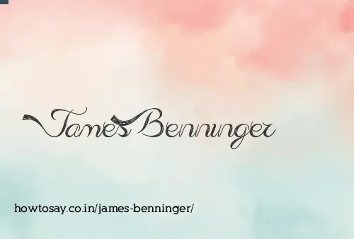 James Benninger