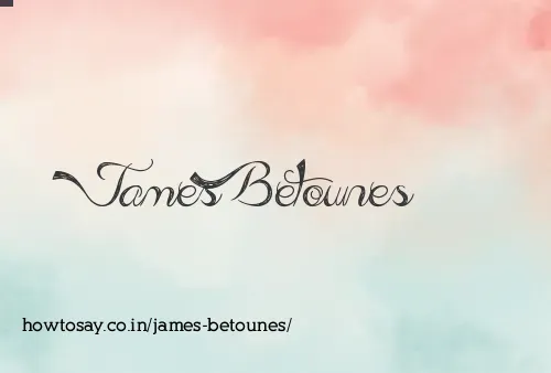 James Betounes
