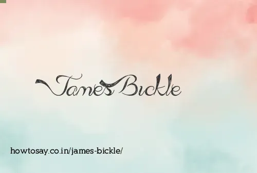 James Bickle