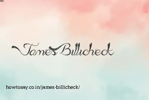 James Billicheck