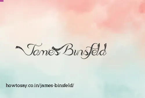 James Binsfeld