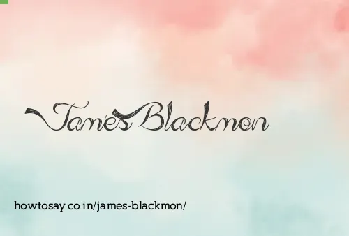 James Blackmon