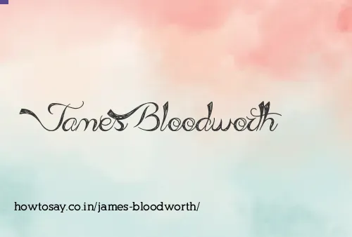James Bloodworth