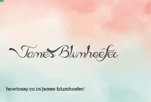 James Blumhoefer