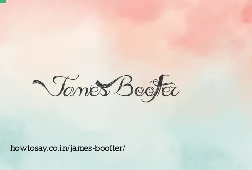 James Boofter
