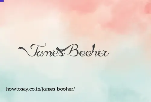 James Booher