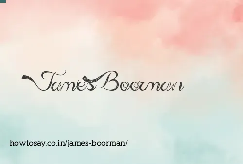 James Boorman