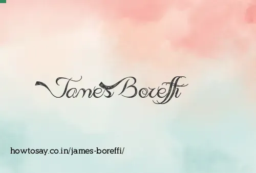 James Boreffi