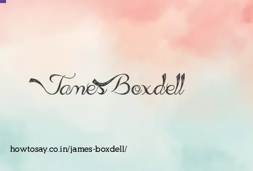 James Boxdell
