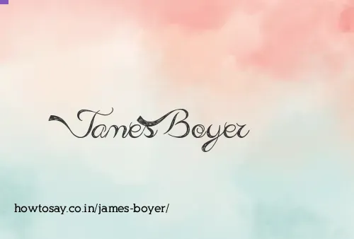 James Boyer