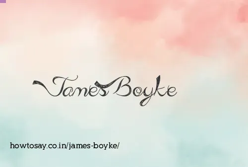 James Boyke