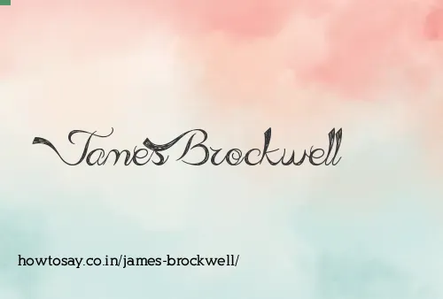 James Brockwell