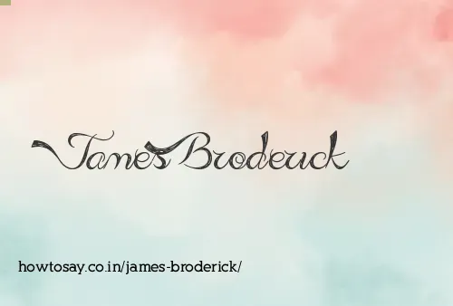 James Broderick