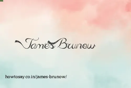 James Brunow