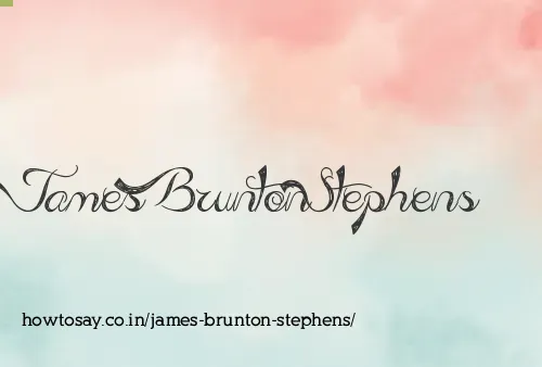 James Brunton Stephens