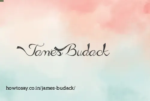 James Budack