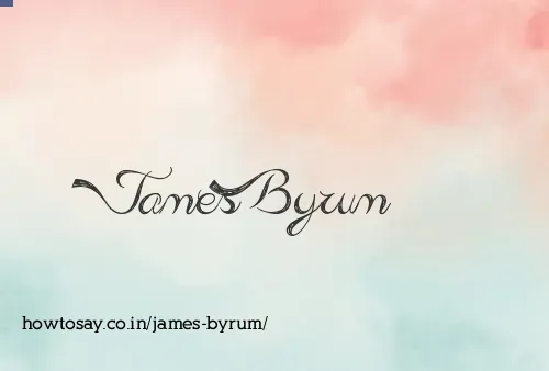 James Byrum