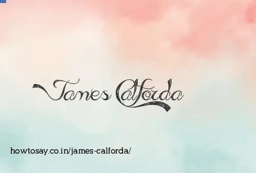 James Calforda