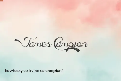 James Campion