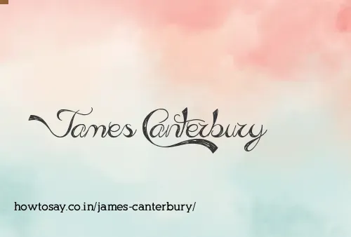 James Canterbury