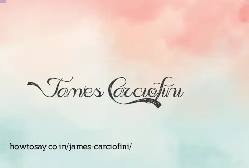 James Carciofini