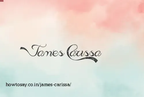 James Carissa