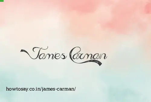 James Carman