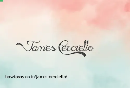 James Cerciello