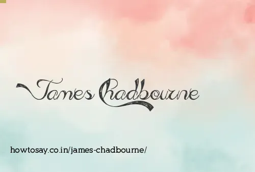 James Chadbourne