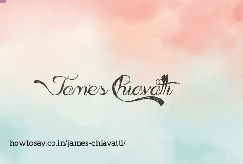 James Chiavatti