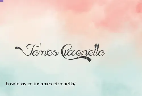 James Cirronella