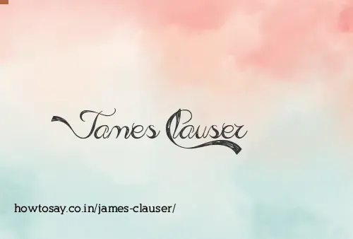 James Clauser