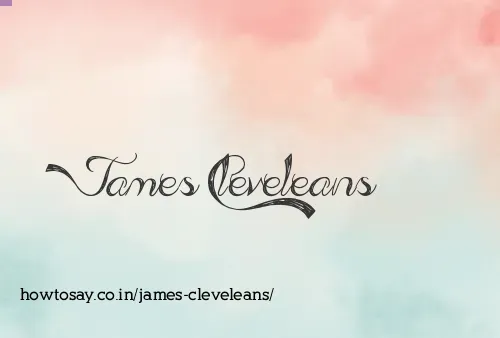 James Cleveleans