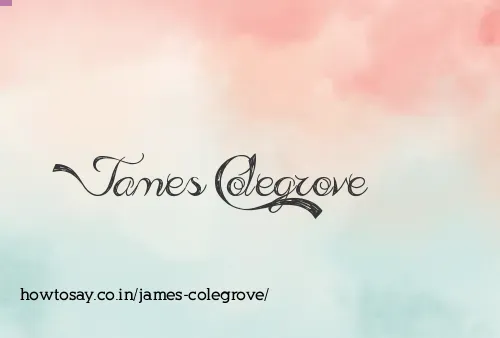 James Colegrove