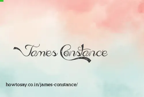 James Constance