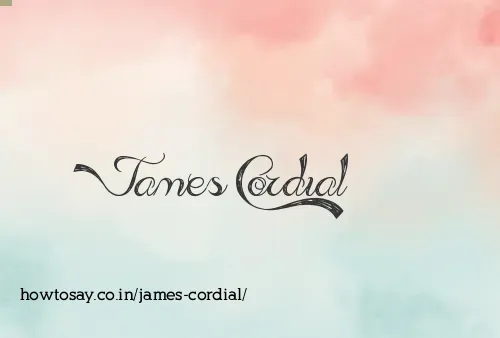 James Cordial